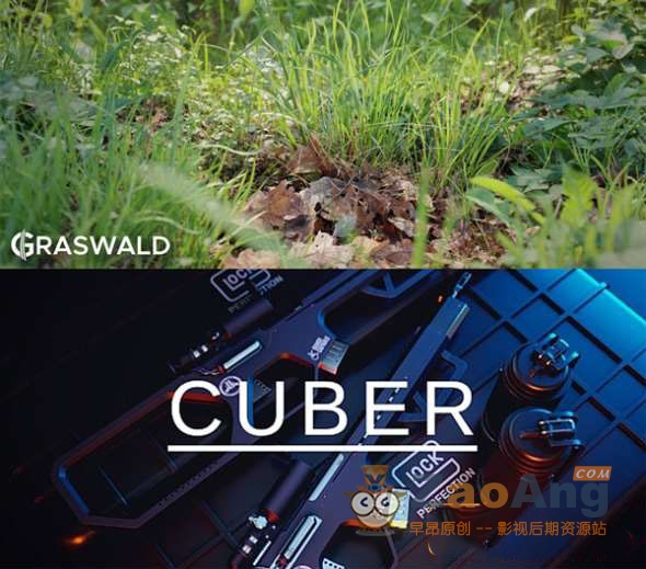 Graswald和Cuber,铡草植物植被加强渲染及Cuber切刀Blender插件