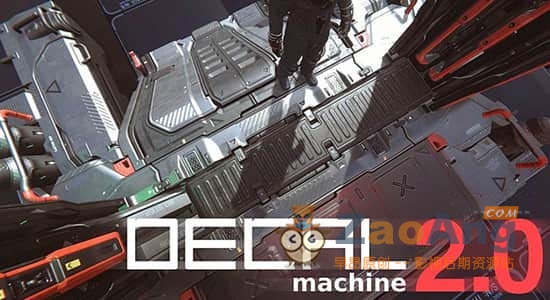 DECALmachine v2.0.1|Blender-自动化高效建模工具表面贴图插件