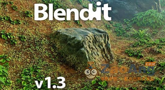 Blendit v1.3 Add-on|Blender三维模型环境融合附加组件