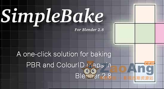 SimpleBake 5.1.2｜Blender烘焙PBR材质纹理贴图插件