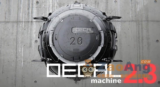 DECALmachine v2.3|Blender自动化高效建模工具表面贴图插件 