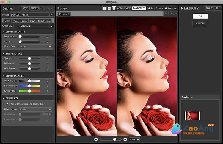 Imagenomic Realgrain v2.1.1 Mac/Win版|Photoshop胶片滤镜调色插件
