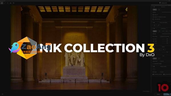 Nik Collection by DxO 3.3.0 Win版|PS插件-胶片调色降噪锐化HDR图像处理特效滤镜