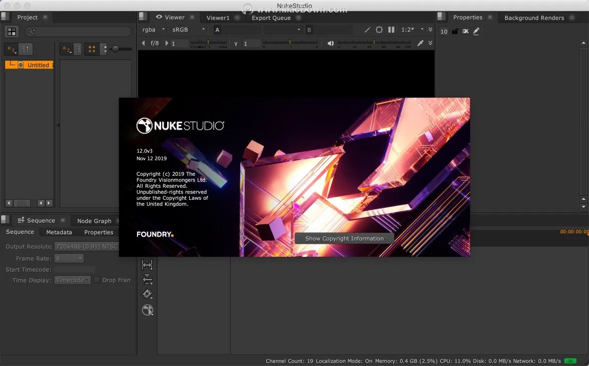 Nuke 12 The Foundry Nuke Studio 12.0v1影视后期特效合成软件+XForce注册机